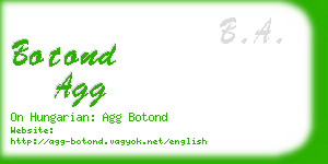 botond agg business card